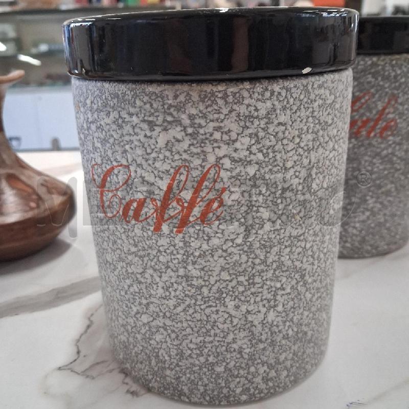 BARATTOLO CERAMICA PUNTINI TRIS TAPPO NERO  | Mercatino dell'Usato San giorgio del sannio 5