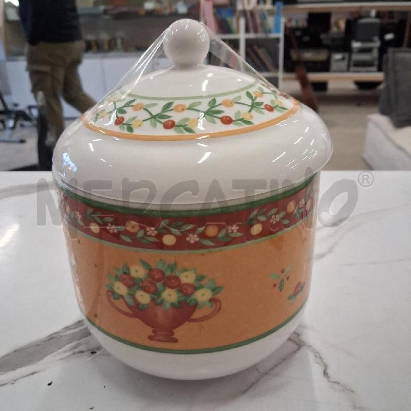 BARATTOLO CRAMICA DISEGNO ANFORE CON ARANCE  | Mercatino dell'Usato San giorgio del sannio 1