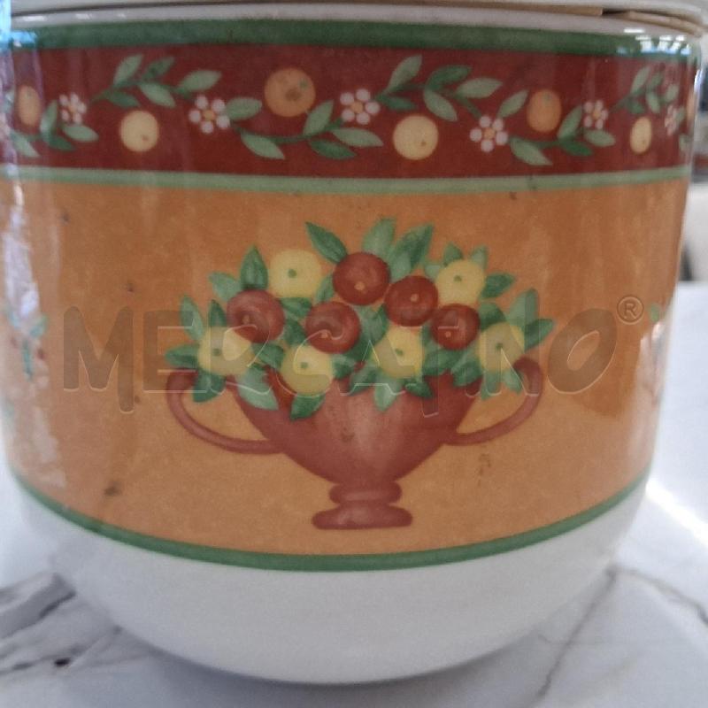BARATTOLO CRAMICA DISEGNO ANFORE CON ARANCE  | Mercatino dell'Usato San giorgio del sannio 3