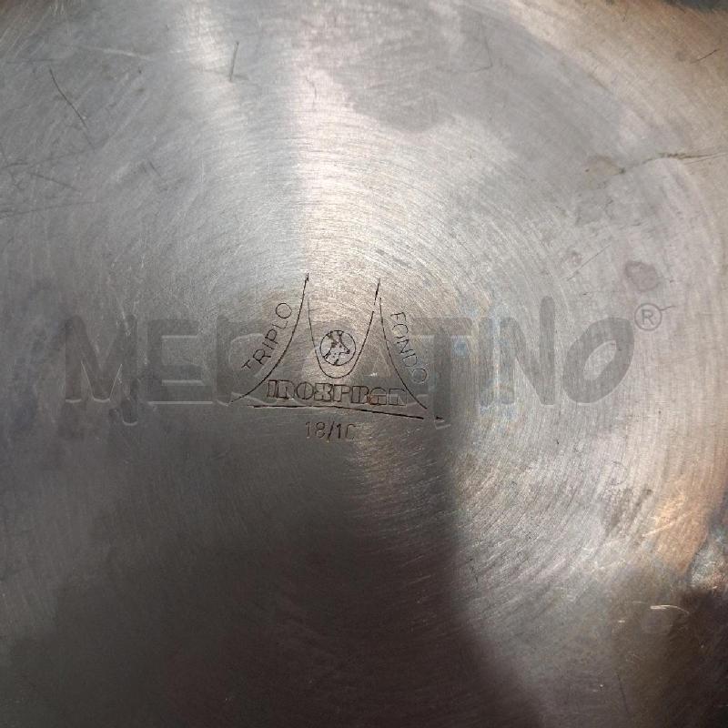 BATTERIA PENTOLE ACCIAIO TRIPLO FONDO INOX PRAN | Mercatino dell'Usato San giorgio del sannio 5