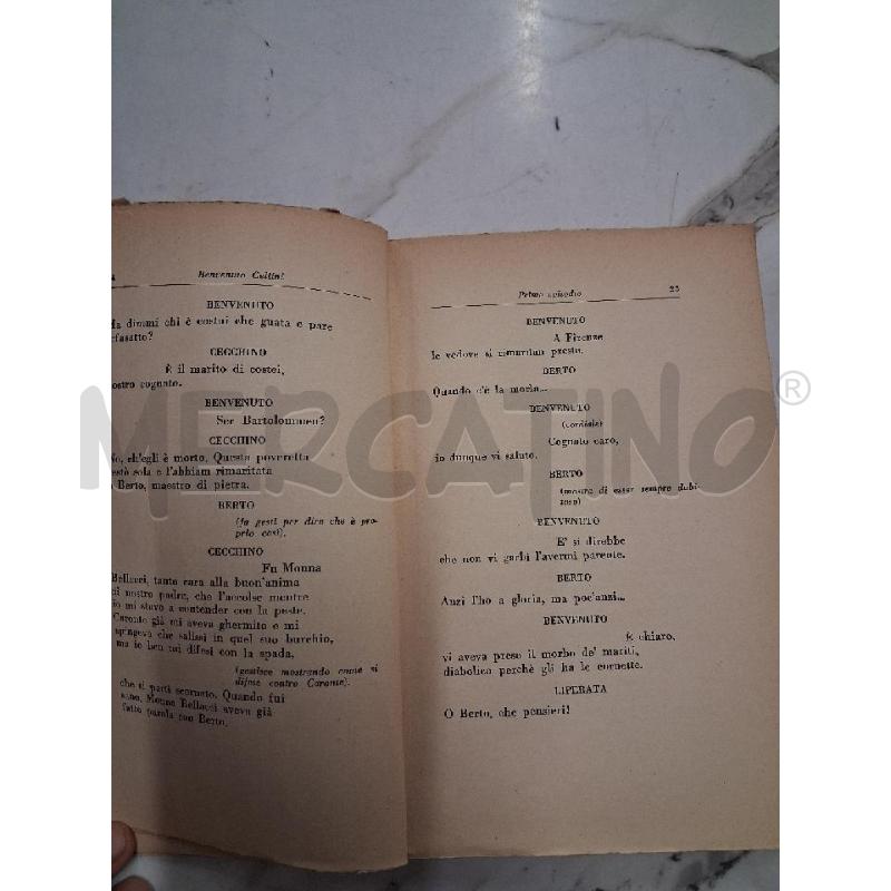 BENEVENTO CELLINI EDIZIONE MONDADORI MILANO  | Mercatino dell'Usato San giorgio del sannio 2