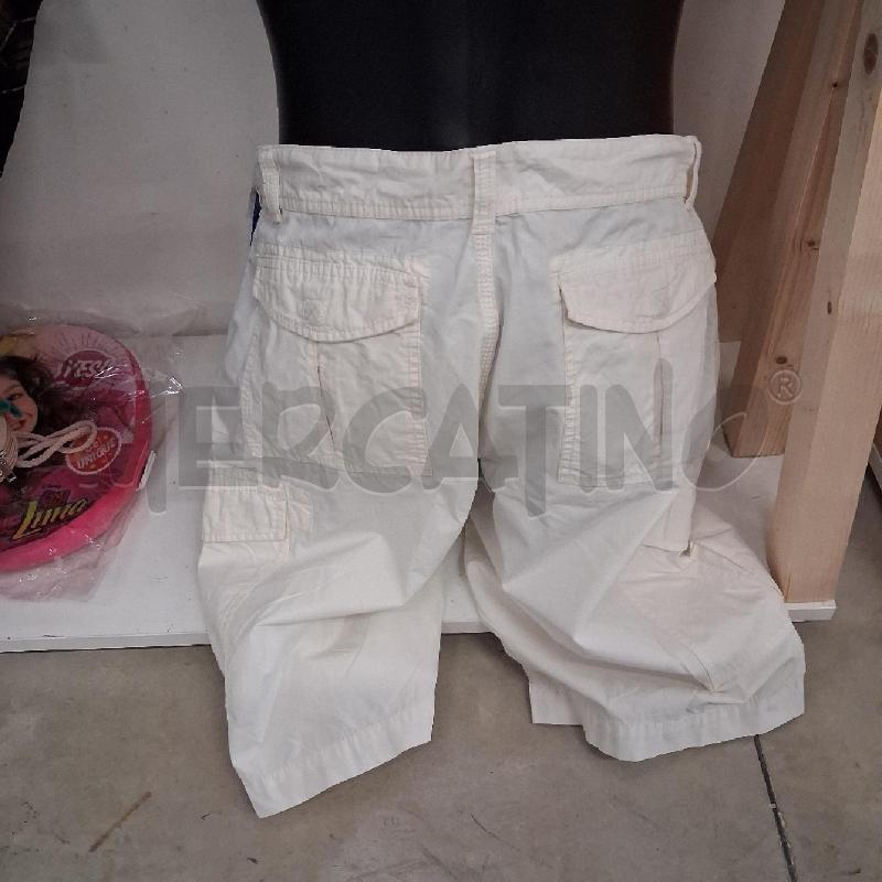 BERMUDA UOMO BIANCO TASCHE NAPAPIRY  | Mercatino dell'Usato San giorgio del sannio 3