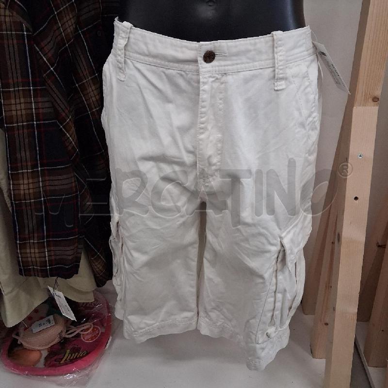BERMUDA UOMO BIANCO TASCONI TOMMY  | Mercatino dell'Usato San giorgio del sannio 1