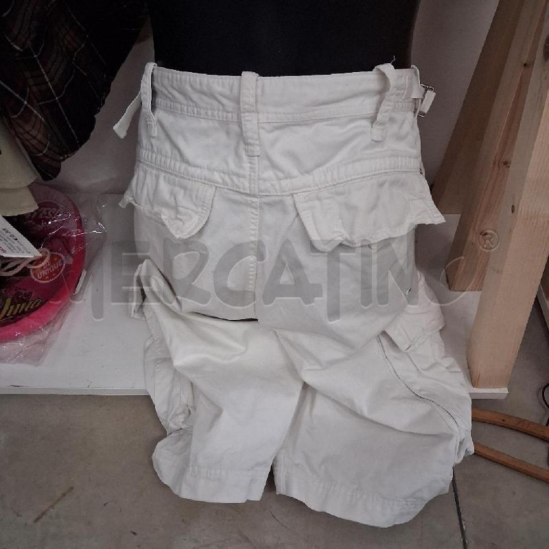 BERMUDA UOMO BIANCO TASCONI TOMMY  | Mercatino dell'Usato San giorgio del sannio 4