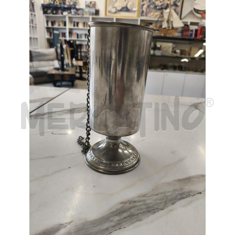 BICCHIERE VINTAGE CON CATENA  | Mercatino dell'Usato San giorgio del sannio 1