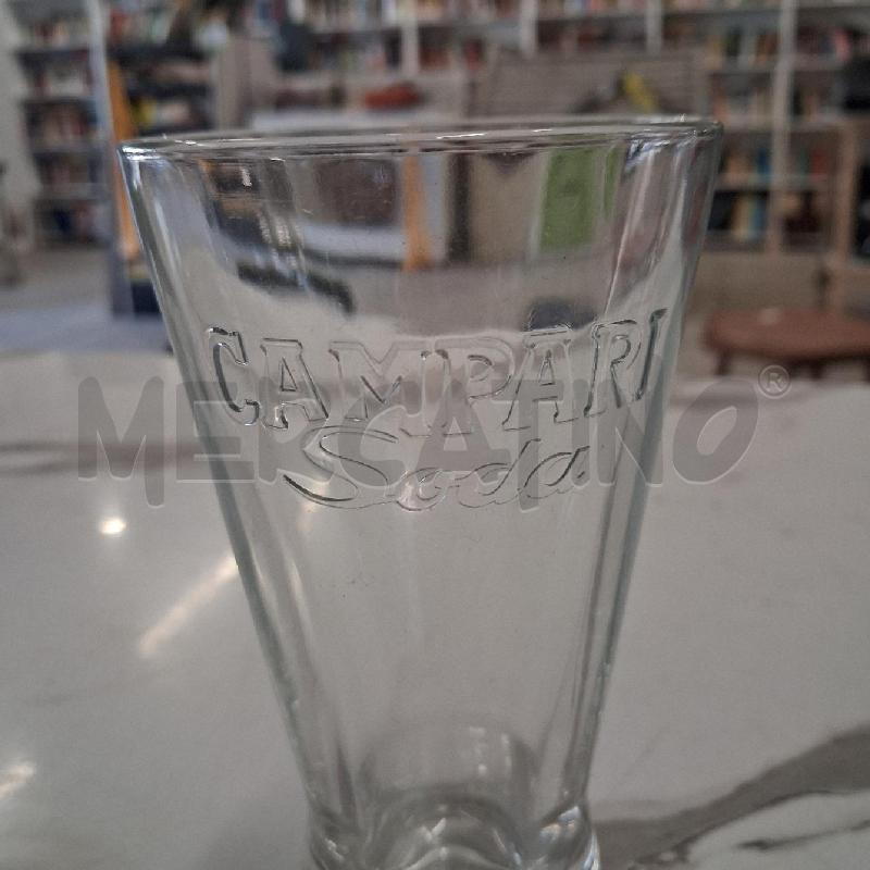 BICCHIERI PZ. 6 CAMPARI  | Mercatino dell'Usato San giorgio del sannio 2