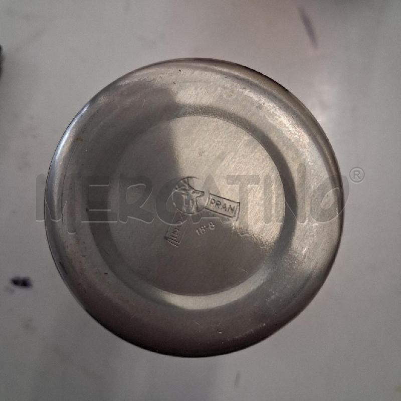 BICCHIERI PZ. 6+SECCHIELLO GHIACCIO VETROACCIAIO INOX PRAN ANNI 70 | Mercatino dell'Usato San giorgio del sannio 5