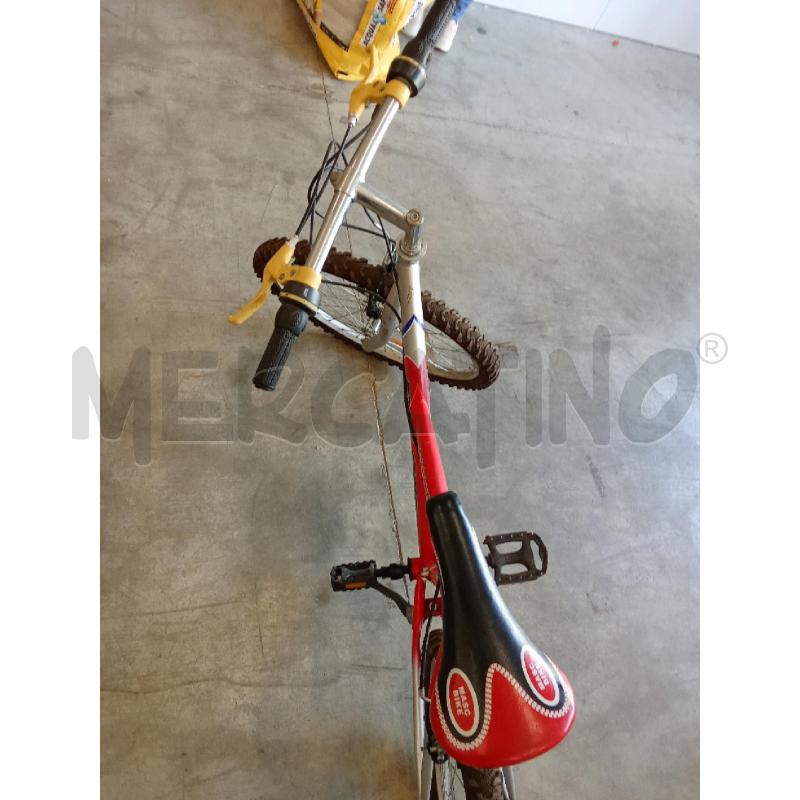 BICICLETTA UOMO ROSSA FALCON MOUNTAN BIKE CAMBIO SHIMANO  | Mercatino dell'Usato San giorgio del sannio 2