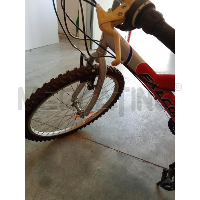 BICICLETTA UOMO ROSSA FALCON MOUNTAN BIKE CAMBIO SHIMANO  | Mercatino dell'Usato San giorgio del sannio 4