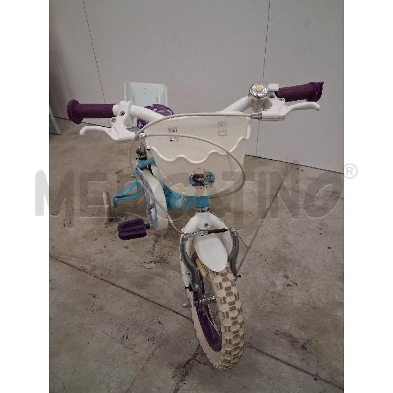 BICICLETTINA BAMBINA VIOLA BIANCA ELSA | Mercatino dell'Usato San giorgio del sannio 3