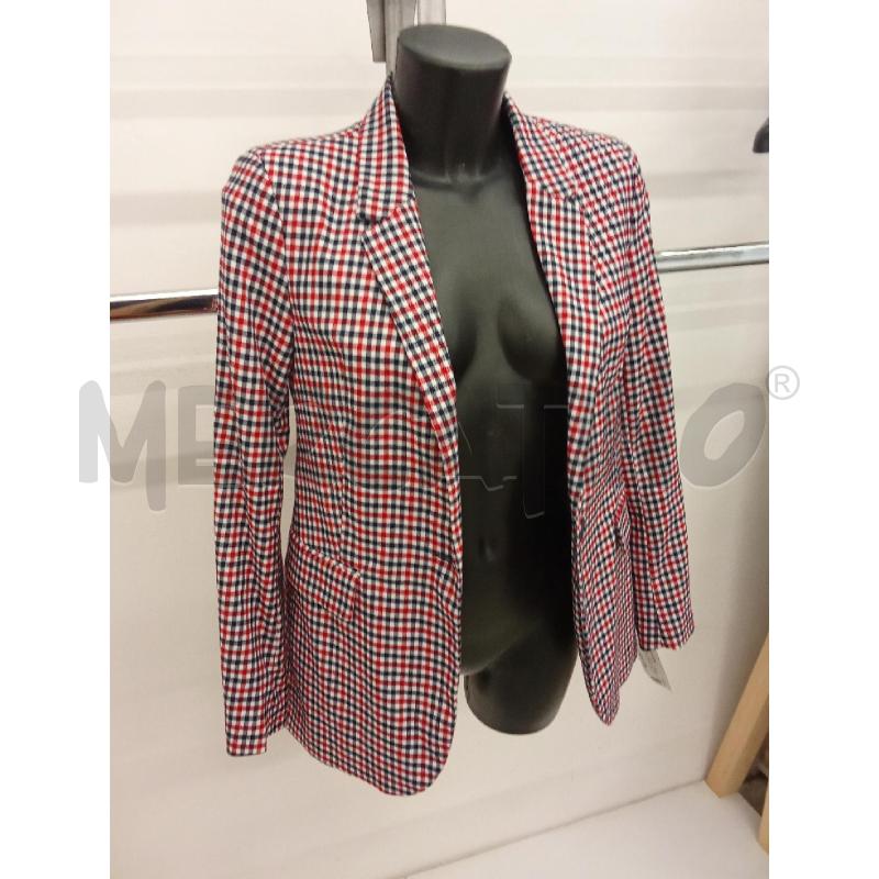 BLAZER DONNA QUADRETTI BUL ROSSI BIANCHI STRADIVARIUS S | Mercatino dell'Usato San giorgio del sannio 2