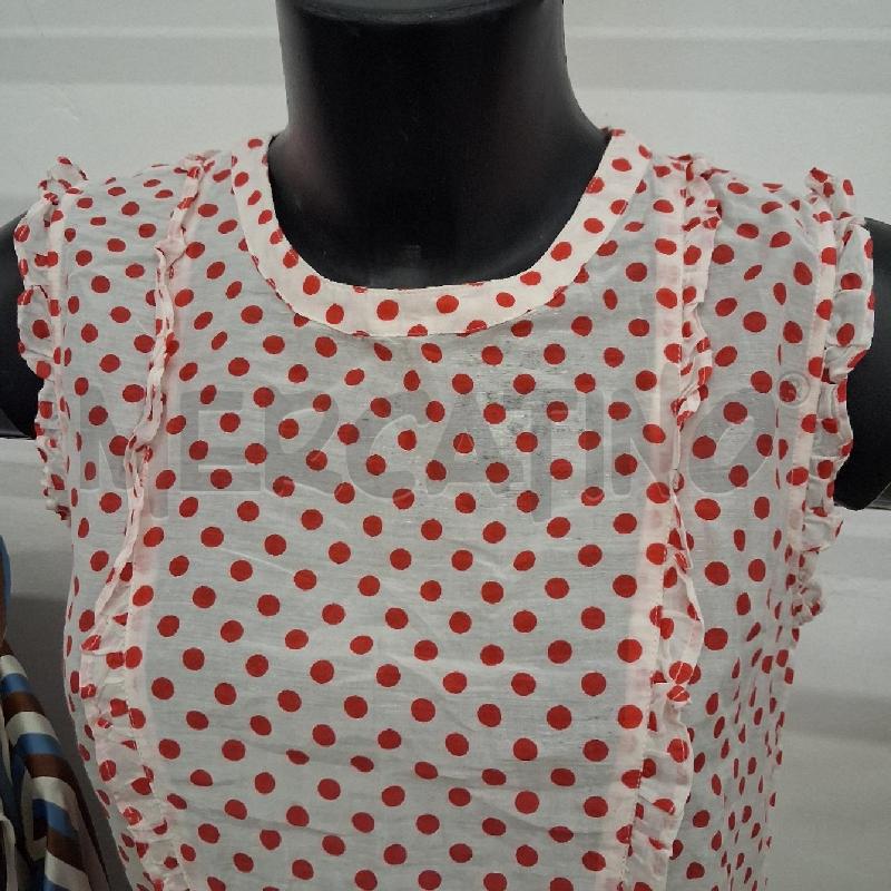 BLUSA BAMBINA BIANCA POIS ROSSI TWINSET | Mercatino dell'Usato San giorgio del sannio 2