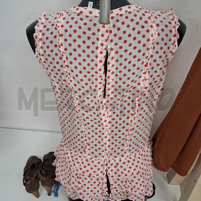 BLUSA BAMBINA BIANCA POIS ROSSI TWINSET | Mercatino dell'Usato San giorgio del sannio 4