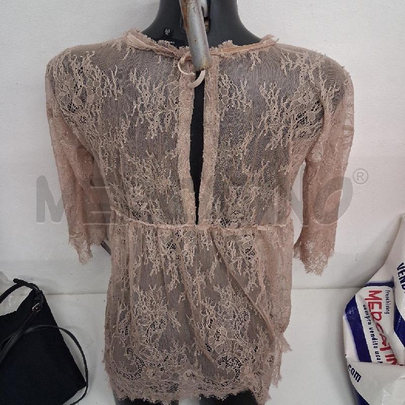 BLUSA DONNA VELO BEIGE  | Mercatino dell'Usato San giorgio del sannio 4