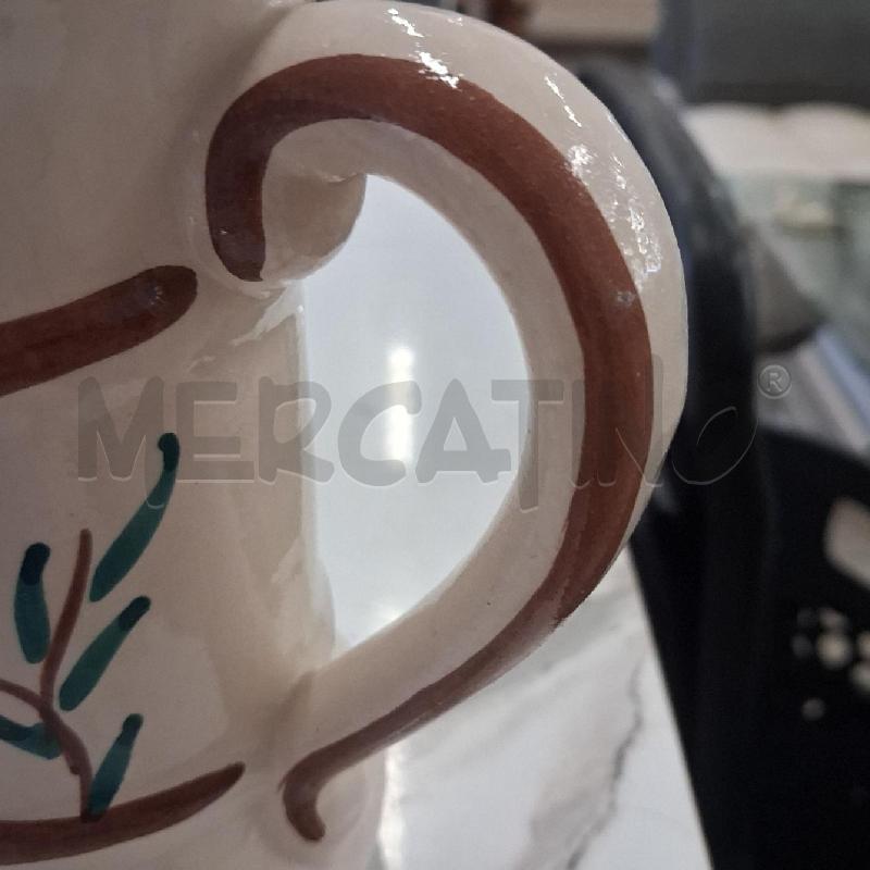 BOCCALE CERAMICA CEDAM DEC A MANO  | Mercatino dell'Usato San giorgio del sannio 4