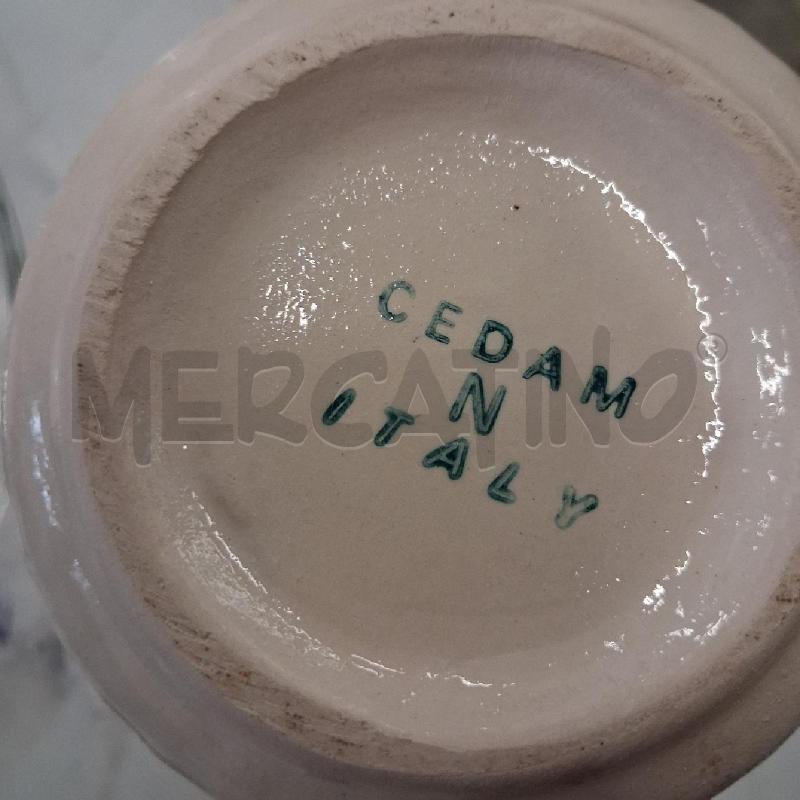 BOCCALE CERAMICA CEDAM DEC A MANO  | Mercatino dell'Usato San giorgio del sannio 5