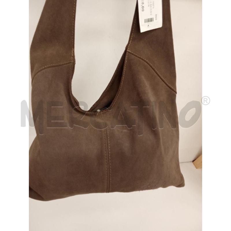BORSA DONNA A SACCO CUOIO VIVA MAESTRA NODO  | Mercatino dell'Usato San giorgio del sannio 2