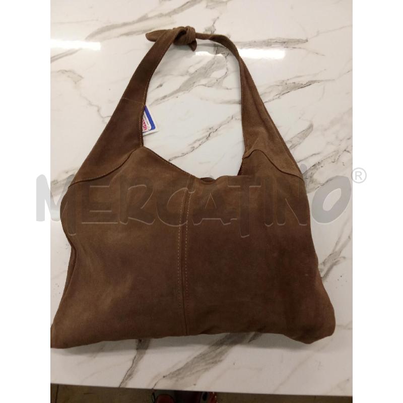 BORSA DONNA A SACCO CUOIO VIVA MAESTRA NODO  | Mercatino dell'Usato San giorgio del sannio 3