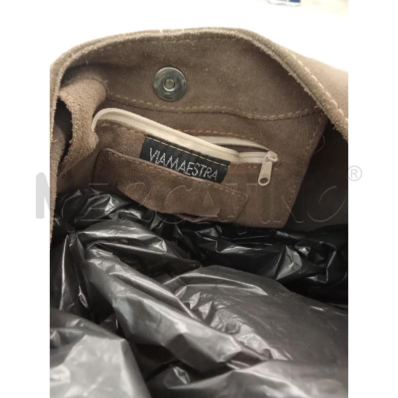 BORSA DONNA A SACCO CUOIO VIVA MAESTRA NODO  | Mercatino dell'Usato San giorgio del sannio 4