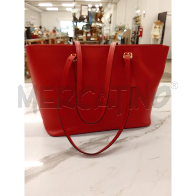 BORSA DONNA A SPALLA ROSSA MAISON PEPE  | Mercatino dell'Usato San giorgio del sannio 1