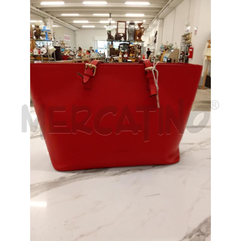 BORSA DONNA A SPALLA ROSSA MAISON PEPE  | Mercatino dell'Usato San giorgio del sannio 3