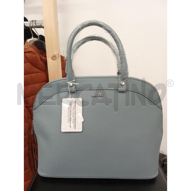 BORSA DONNA BALDININI AZZURRO POLVERE | Mercatino dell'Usato San giorgio del sannio 1