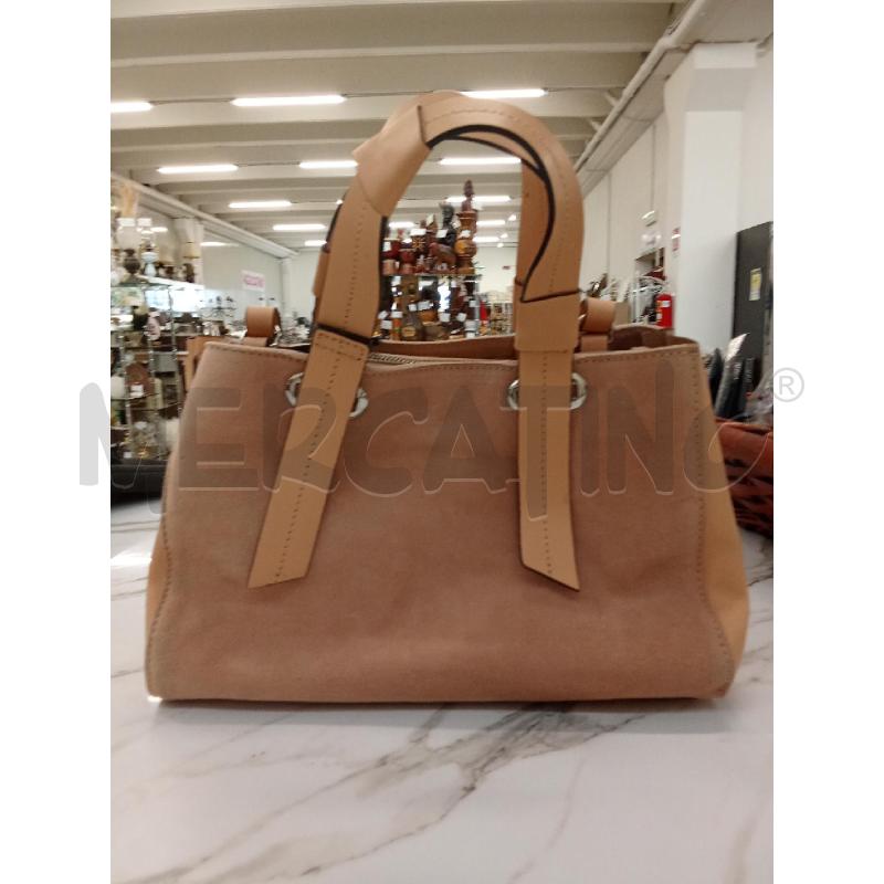 BORSA DONNA BEIGE CAMOSCIATA | Mercatino dell'Usato San giorgio del sannio 2