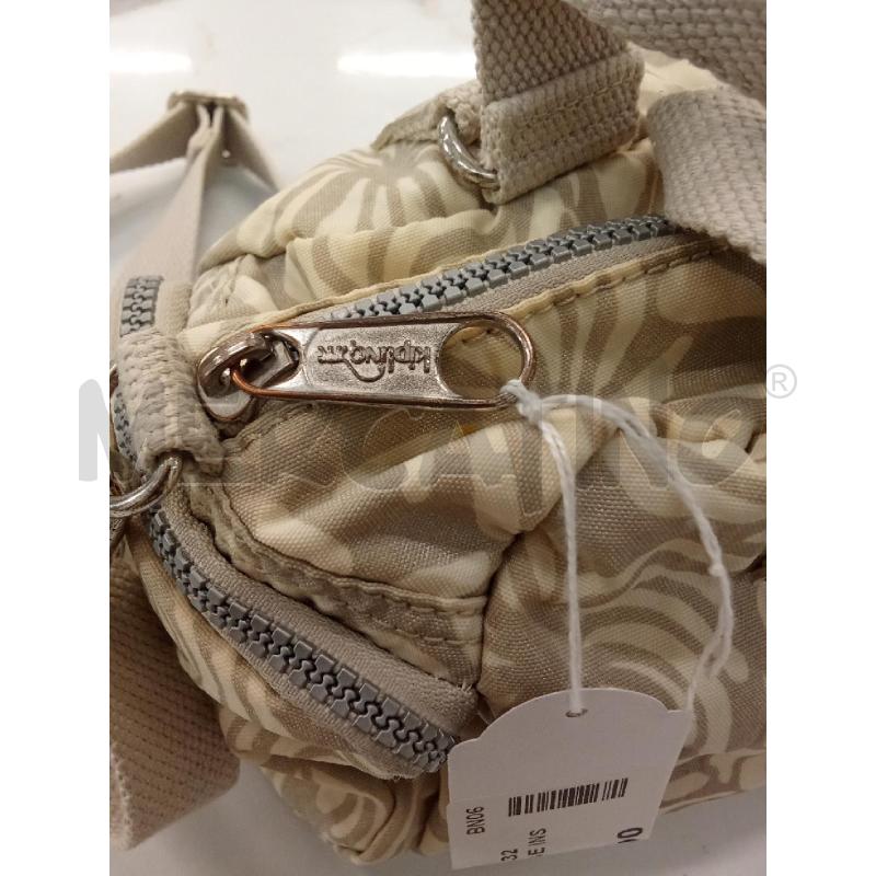 BORSA DONNA BEIGE INS PIÙ SCURI KIPLING TRACOLLA  | Mercatino dell'Usato San giorgio del sannio 3
