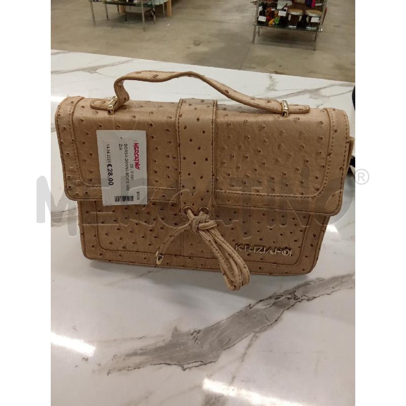 BORSA DONNA BEIGE KRIZIA | Mercatino dell'Usato San giorgio del sannio 1