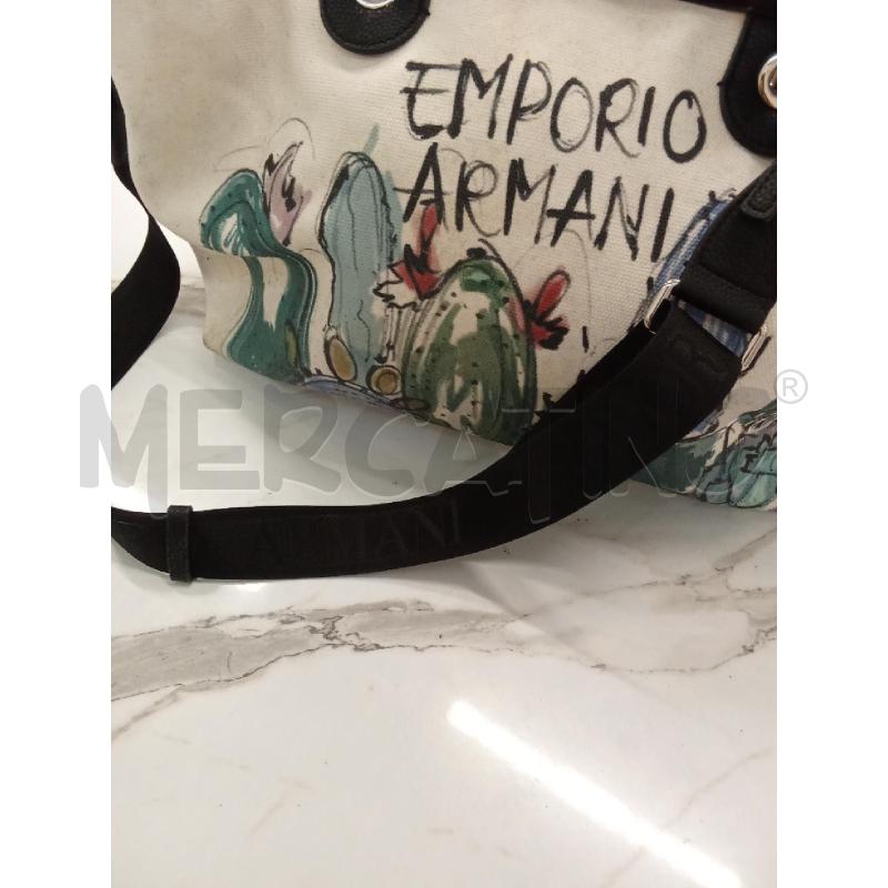 BORSA DONNA BIANCA  INS. VERDE ARMANI | Mercatino dell'Usato San giorgio del sannio 5