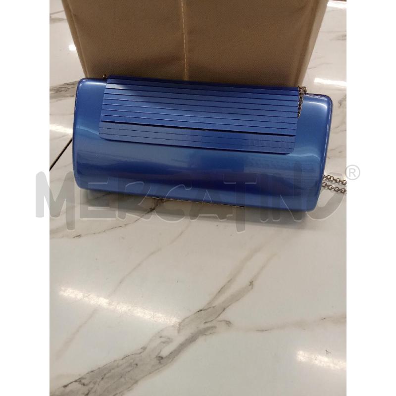 BORSA DONNA BLU METALLICA VILLANUEVA  | Mercatino dell'Usato San giorgio del sannio 1