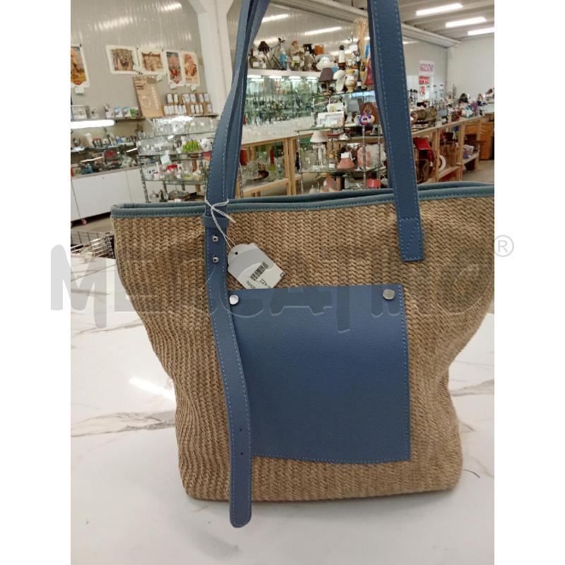 BORSA DONNA CORDA AZZURRO PASTELLO TASCHINO | Mercatino dell'Usato San giorgio del sannio 1