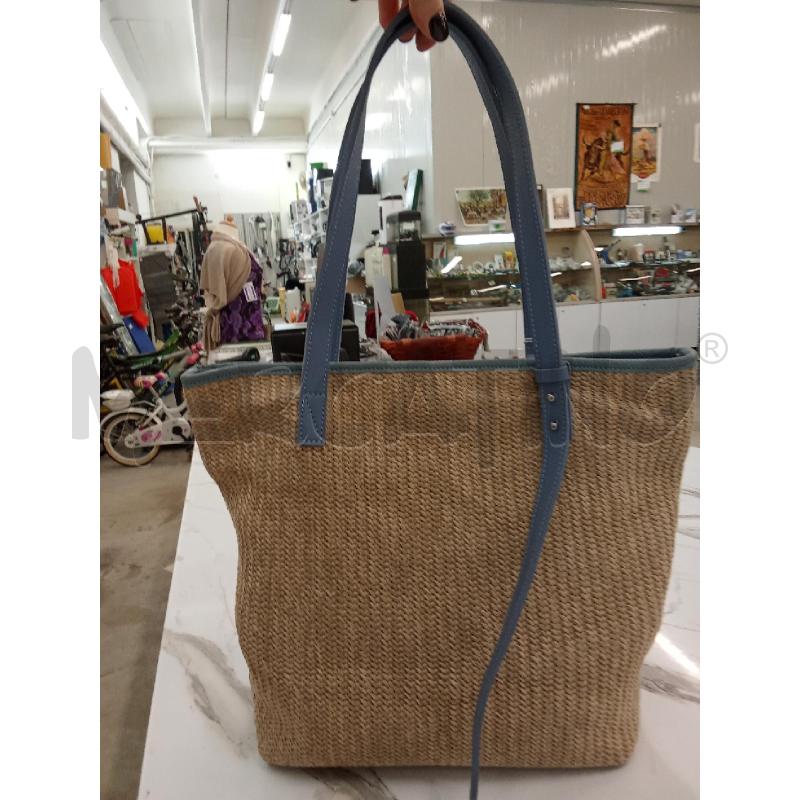 BORSA DONNA CORDA AZZURRO PASTELLO TASCHINO | Mercatino dell'Usato San giorgio del sannio 2