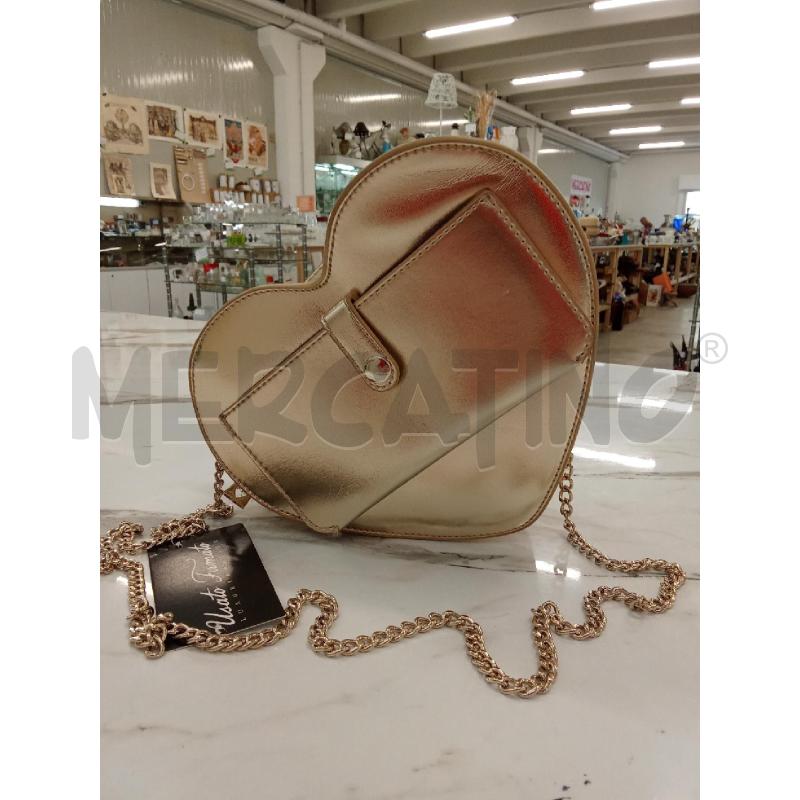 BORSA DONNA DORATA LOVE MOSCHINO | Mercatino dell'Usato San giorgio del sannio 2