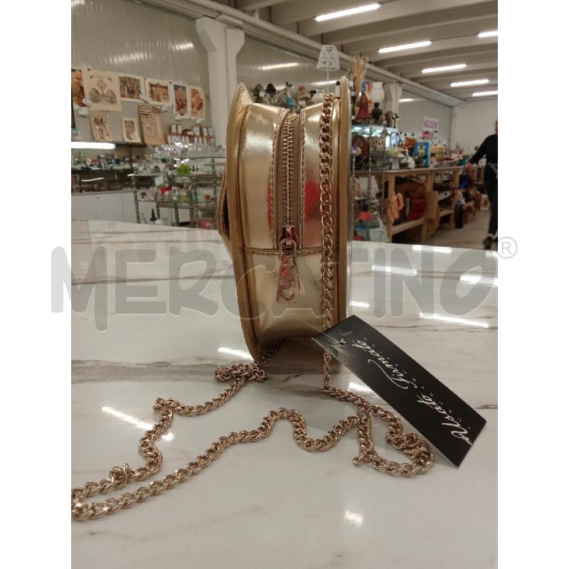 BORSA DONNA DORATA LOVE MOSCHINO | Mercatino dell'Usato San giorgio del sannio 3
