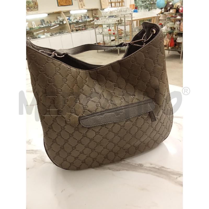 BORSA DONNA GRIGIO TORTORA PIERRE CARDIN  | Mercatino dell'Usato San giorgio del sannio 2