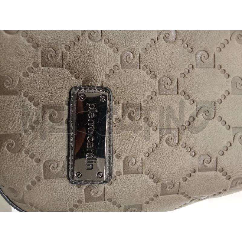 BORSA DONNA GRIGIO TORTORA PIERRE CARDIN  | Mercatino dell'Usato San giorgio del sannio 4