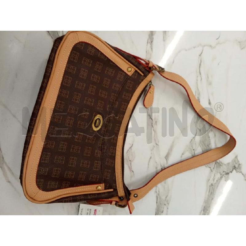 BORSA DONNA MARRONE INS. BEIGE FIRENZE | Mercatino dell'Usato San giorgio del sannio 1