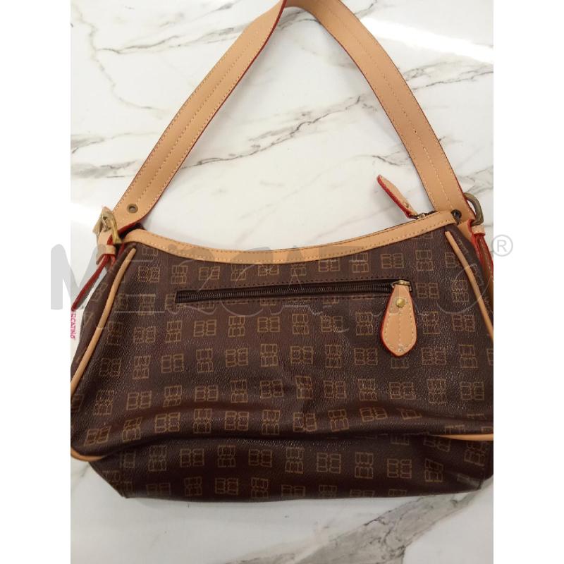 BORSA DONNA MARRONE INS. BEIGE FIRENZE | Mercatino dell'Usato San giorgio del sannio 3