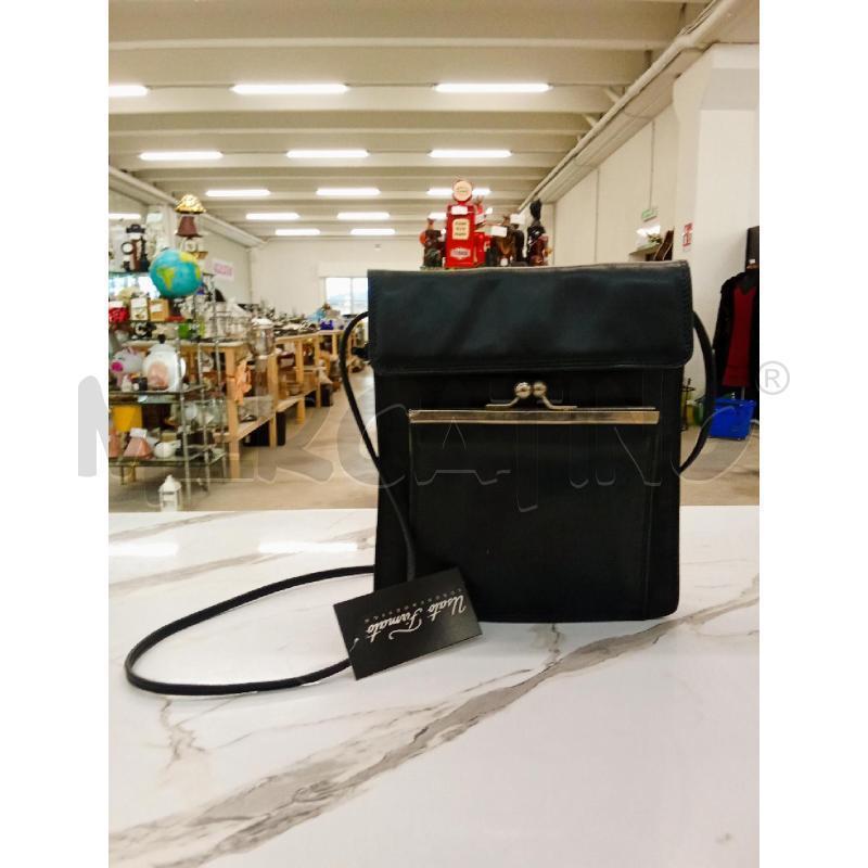 BORSA DONNA NERA FRANCESCO BIASIA DET.ARGENTATO | Mercatino dell'Usato San giorgio del sannio 1