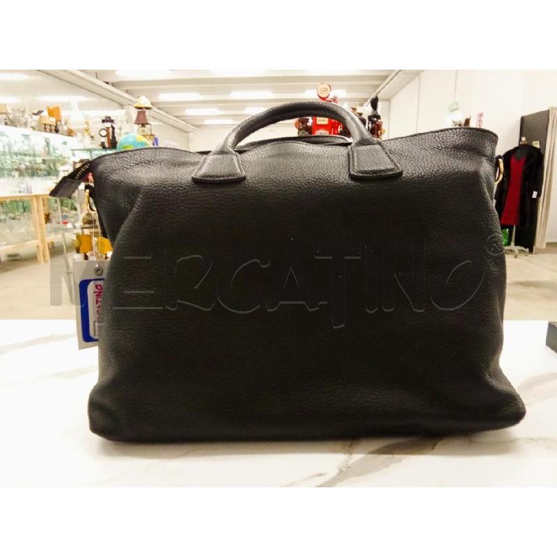 BORSA DONNA NERA GIANNI CHIARINI GENUINE LEATHER DET.DORATO | Mercatino dell'Usato San giorgio del sannio 2