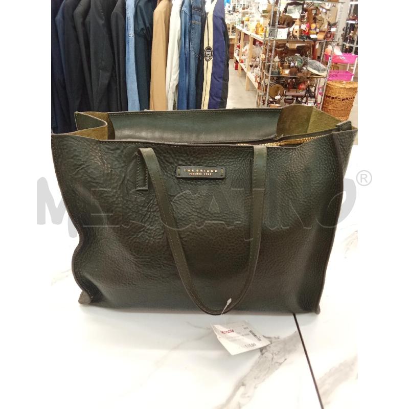 BORSA DONNA THE BRIDGE VERDE RIGIDA  | Mercatino dell'Usato San giorgio del sannio 1
