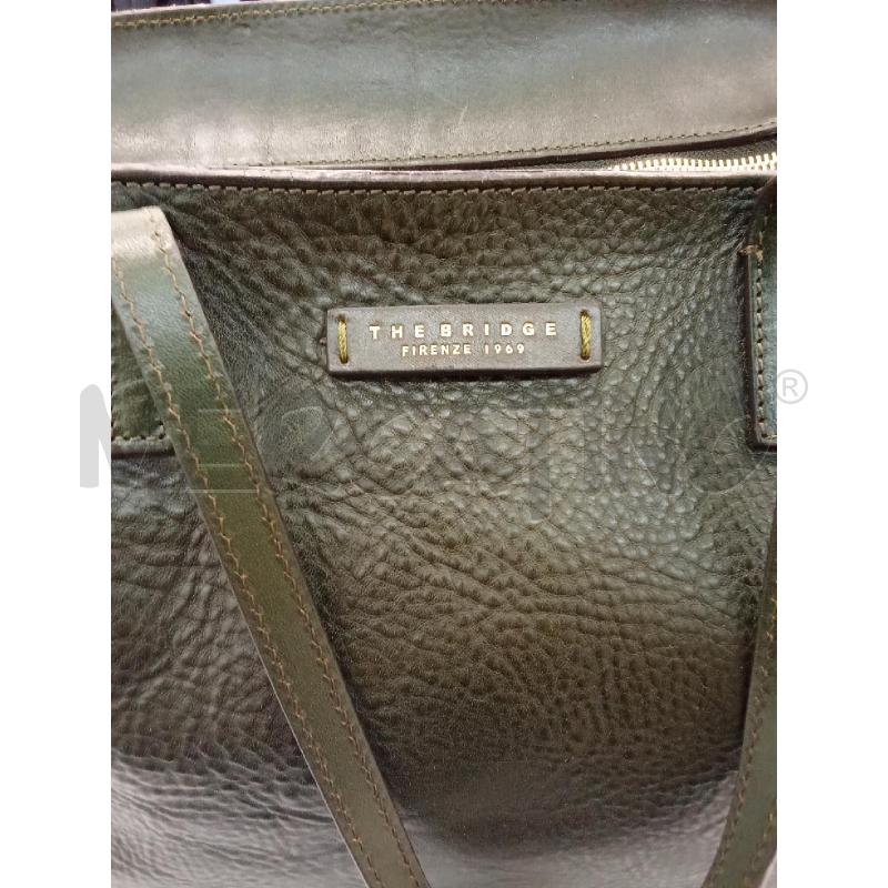 BORSA DONNA THE BRIDGE VERDE RIGIDA  | Mercatino dell'Usato San giorgio del sannio 3