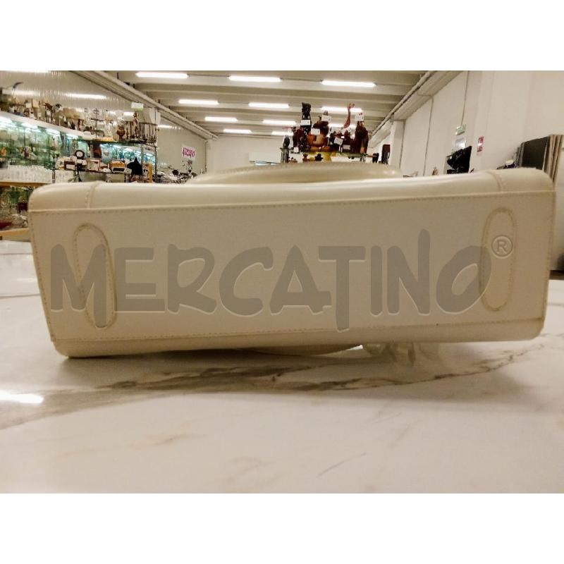 BORSA DONNA VALLEVERDE BIANCA DET.ARGENTATO | Mercatino dell'Usato San giorgio del sannio 4