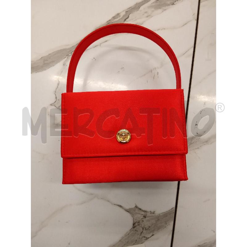 BORSA DONNA VERSACE TESSUTO STEMMA DORATO  | Mercatino dell'Usato San giorgio del sannio 1
