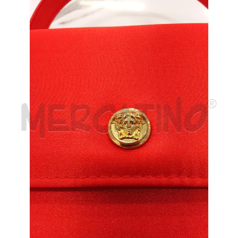 BORSA DONNA VERSACE TESSUTO STEMMA DORATO  | Mercatino dell'Usato San giorgio del sannio 2