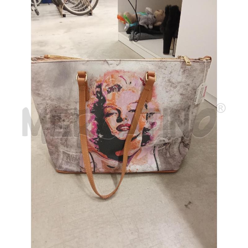 BORSA DONNA YNOT STAMPA MARILYN MONROE | Mercatino dell'Usato San giorgio del sannio 1