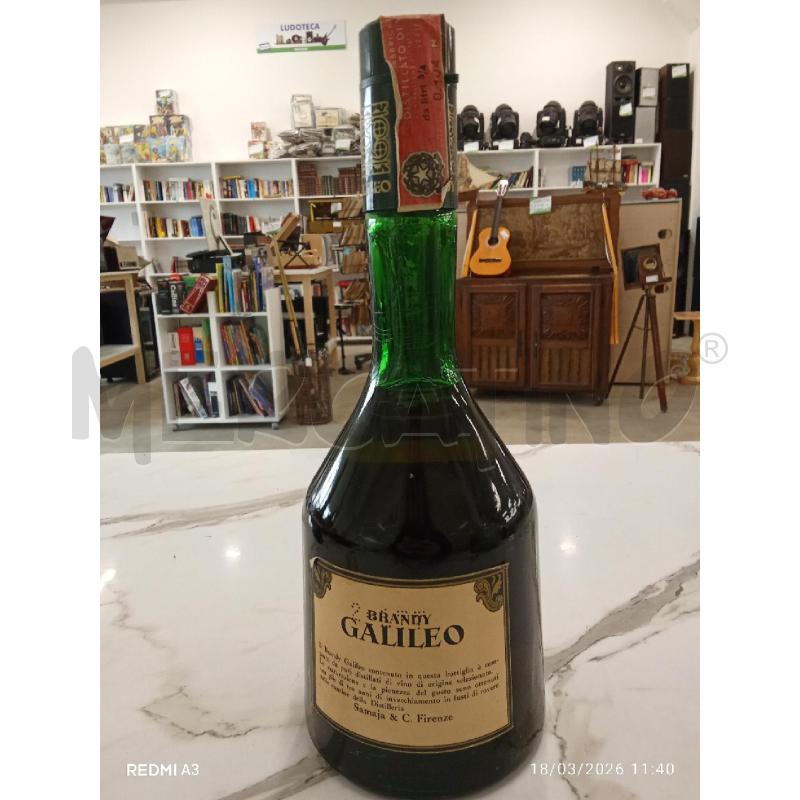 BOTTIGLIA GALILEO BRANDY OLTRE 3 ANNI DISTELLERIA SAMAIA  | Mercatino dell'Usato San giorgio del sannio 2