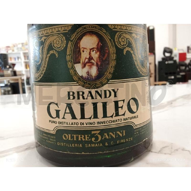 BOTTIGLIA GALILEO BRANDY OLTRE 3 ANNI DISTELLERIA SAMAIA  | Mercatino dell'Usato San giorgio del sannio 3
