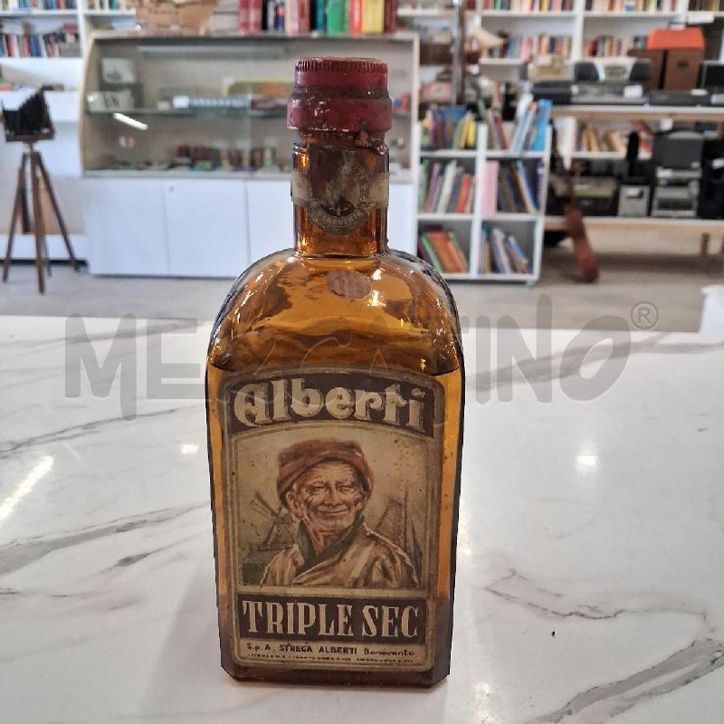 BOTTIGLIA VINTAGE ALBERTI TRIPLE SEC  | Mercatino dell'Usato San giorgio del sannio 1